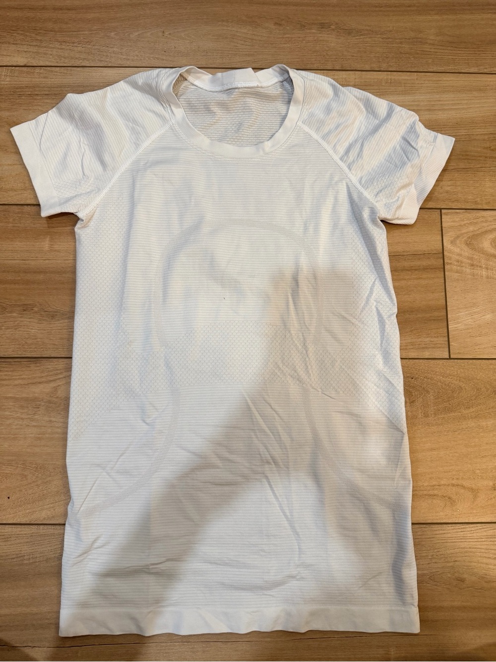 lululemon athletica White Short-Sleeve Performance Tee